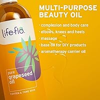 Vista 4 de LIFE-FLO Aceite portador 16oz (aceite de semilla de uva puro)