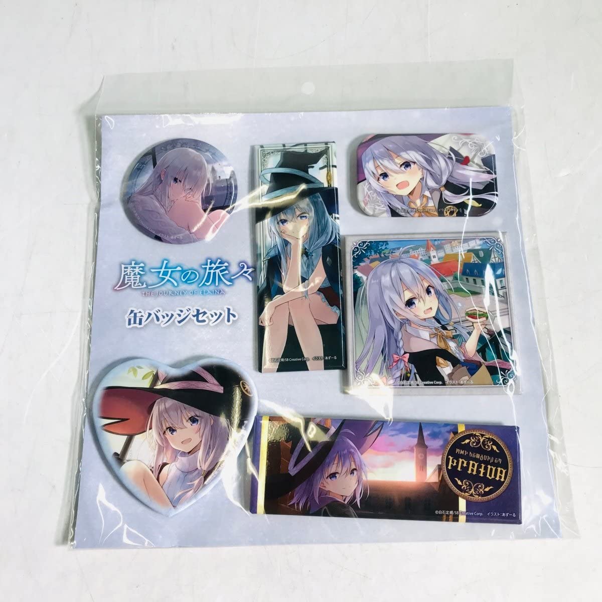 Amazon | 魔女の旅々 缶バッジセット 6個セット グッズ バッチ アニメ