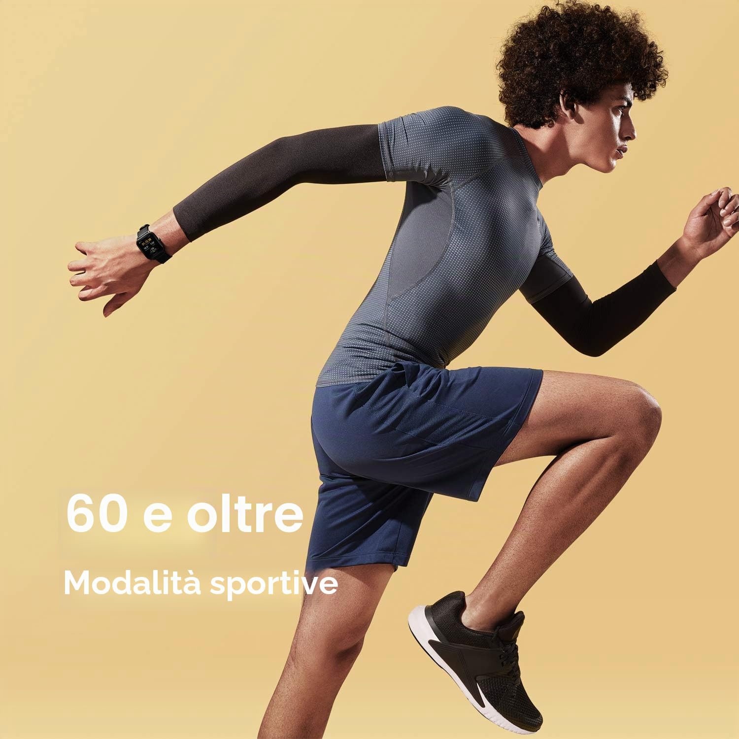 Amazfit Bip U Smartwatch Orologio Intelligente Fitness Tracker, 60 Modalità Sport, Impermeabile 5 ATM , SpO2, Cardiofrequenzimetro, Monitor del Sonno, Contapassi, Notifiche Messaggi, Uomo, Donna
