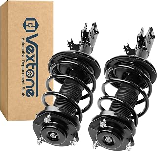 Front Struts Shock Absorbers Fit for 2012-2017 Toyota Camry 3.5L XLE, 2015 2016 2017 Toyota Camry LE, XLE, Hybrid LE, Hybrid XLE 2.5L- Shocks Replace 172940 172941 (Set of 2)