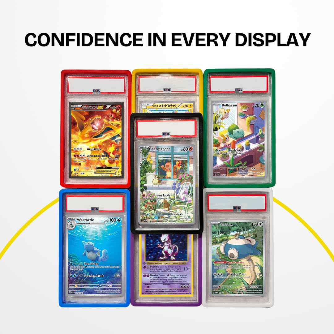 Amazon.com: PSA Slab Protector | Silicone Bumper Guard for Standard PSA  Graded Cards | Protect & Show Off Your Collection