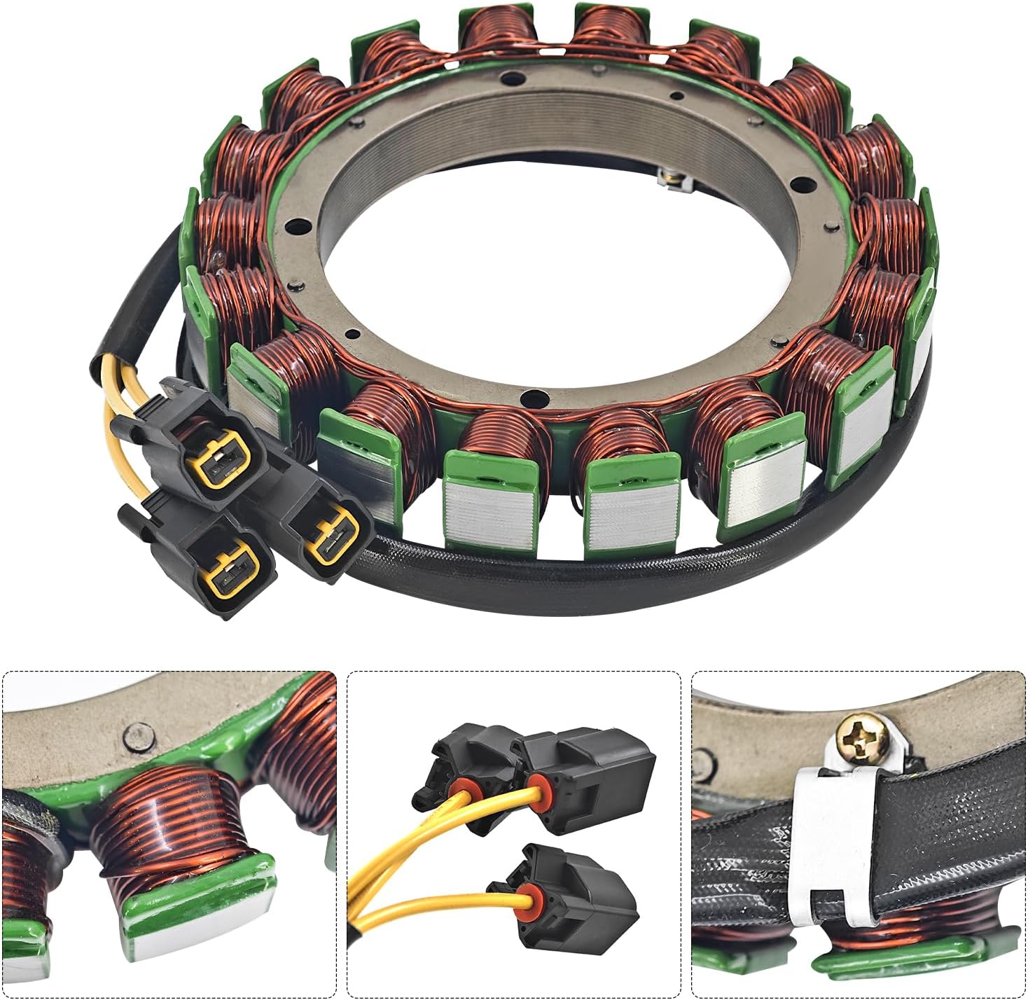 Stator For Yamaha Outboard 200HP 225HP 250HP 4 Stroke 2006-UP F250 6P2-81460-00 6P2-81460-00-00