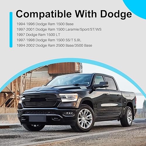 Miniatura 6 de CarPartsDepot Guardabarros delantero del lado izquierdo del conductor compatible con camioneta Dodge RAM 1500 2500 3500 1994-2002 compatible con