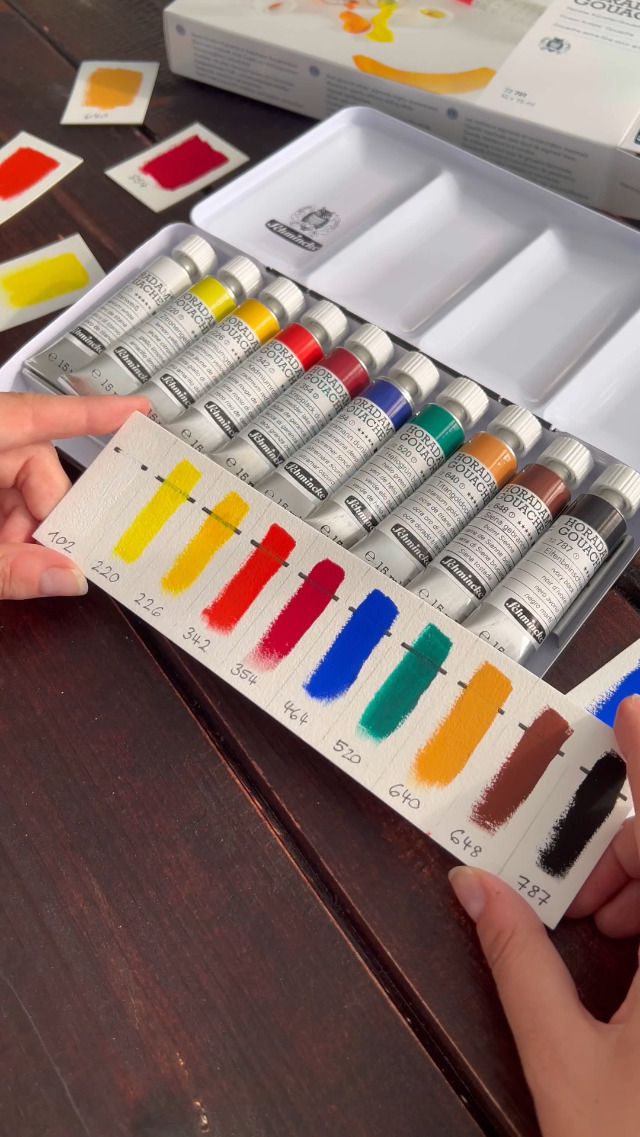 MAIMERI | tempera fine plakkaatverf - 10-set MAIMERI | tempera fine plakkaatverf - 10-set
