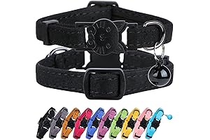 Premium Black Cat Collar, Keeps Your Kitty Safe and Stylish