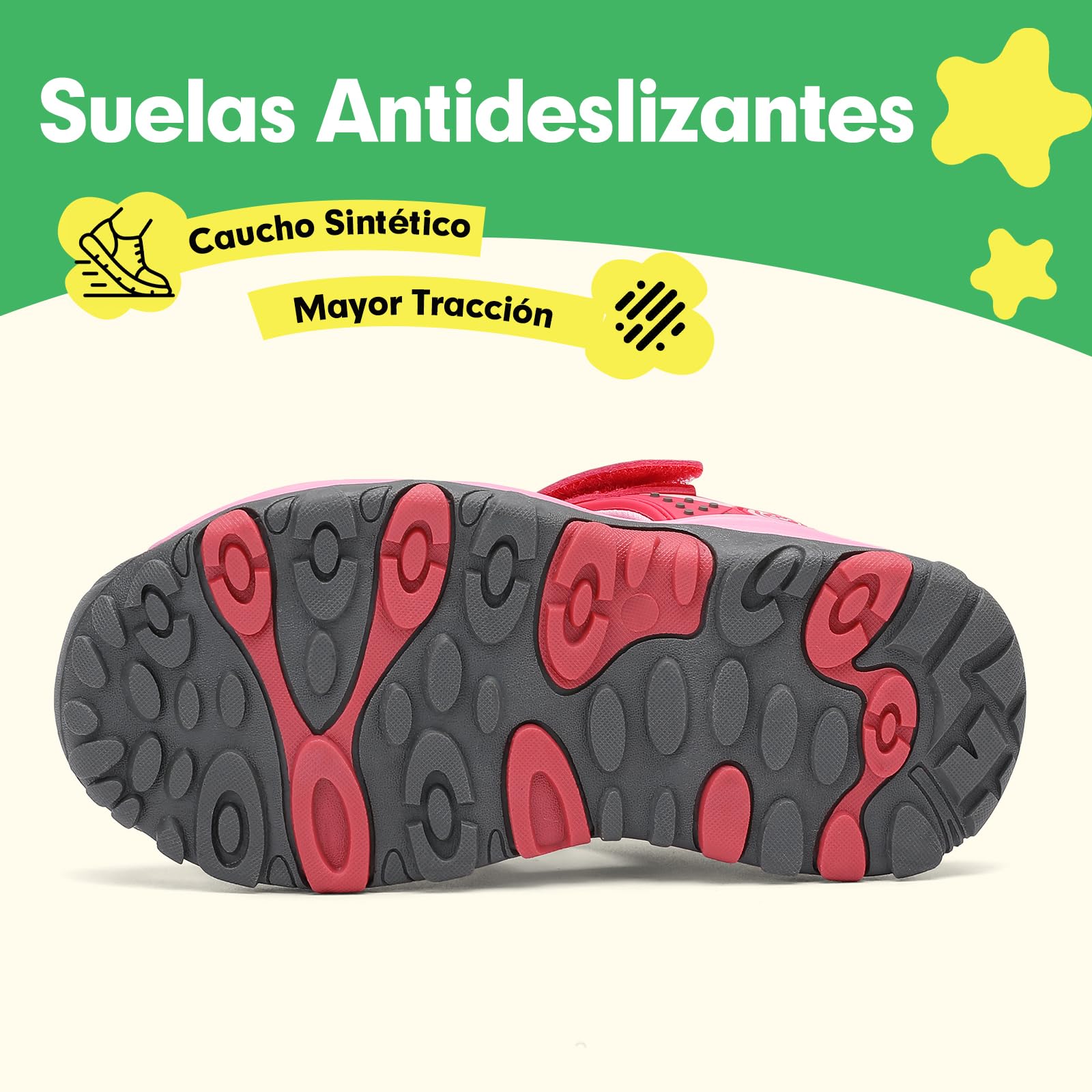 SAGUARO Sandalias Cerradas Niños Trekking Verano Zapatos al Aire Libre Transpirable