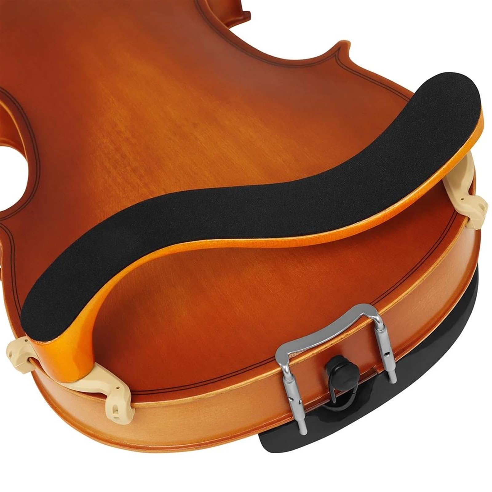 Accessori per Violino 4/4 Poggiaspalla per violino Poggiaspalla in legno di acero per strumento a corde di violino Accessorio per parti di violino
