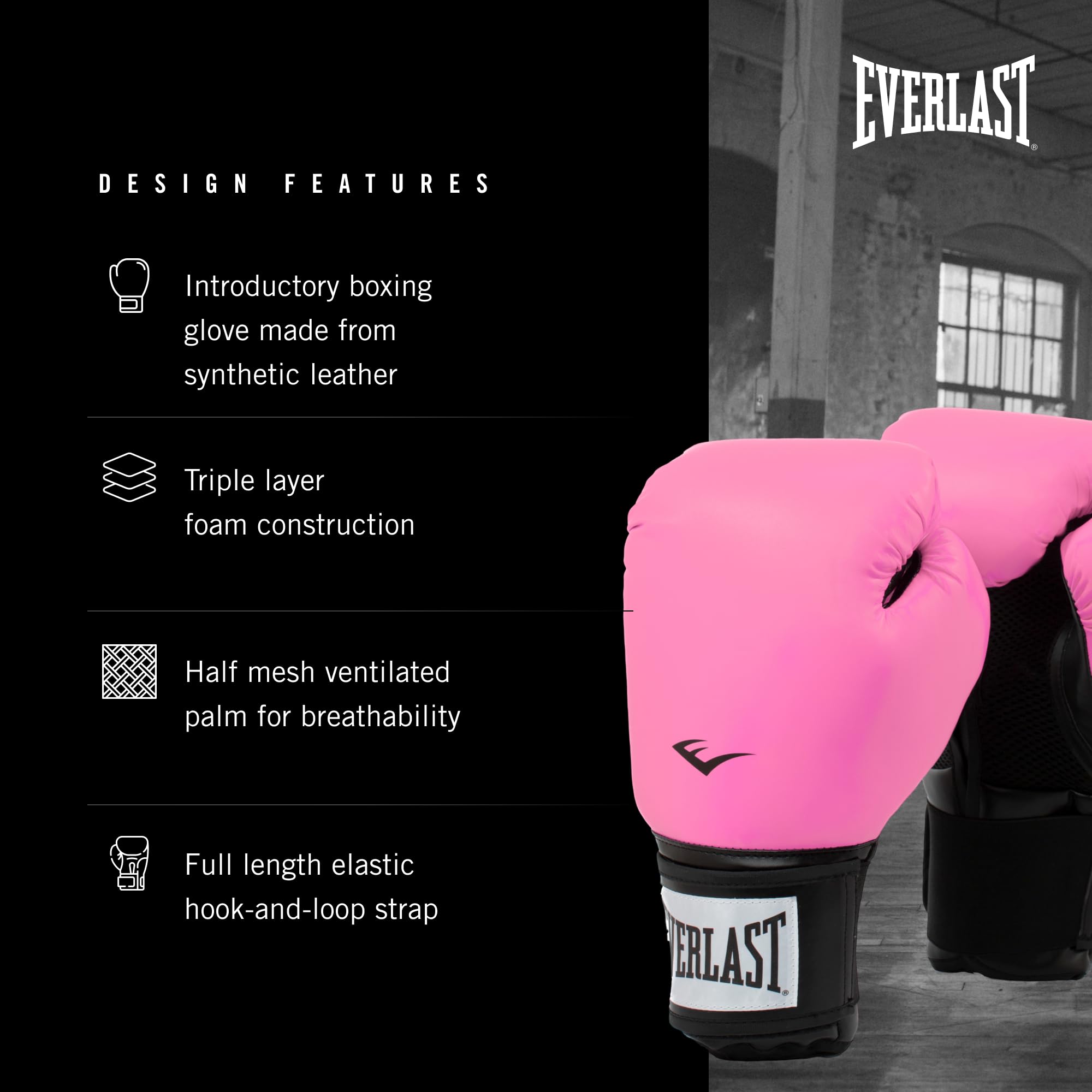 Everlast Unisex – Guantes de boxeo para adultos Pro Style 2