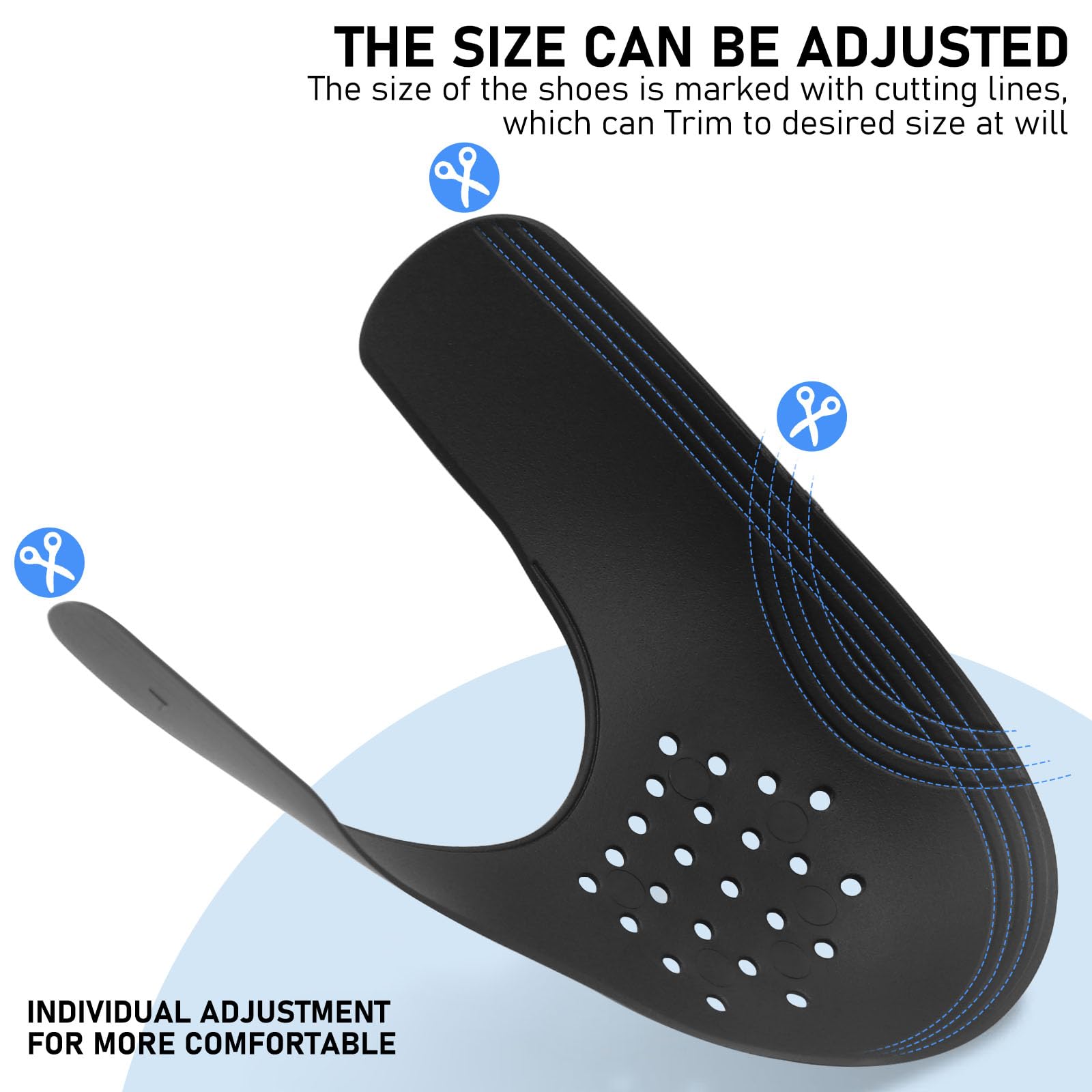 4 unidades de zapatos antiarrugas para zapatillas, ajuste óptimo y protección para hombre y mujer