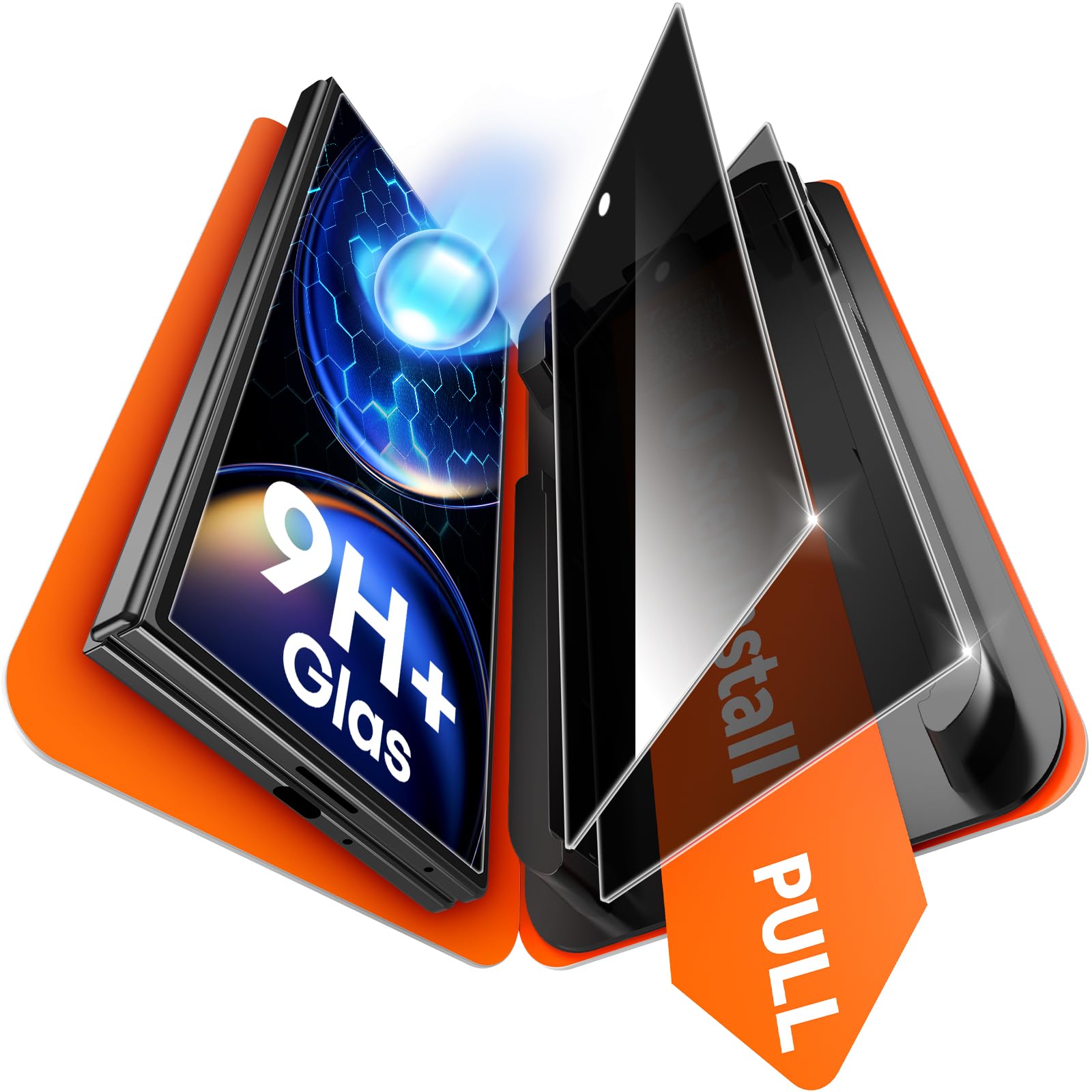 TAURI 2 Pack for Samsung Galaxy Z Fold 8 Ultra Privacy Screen Protector
