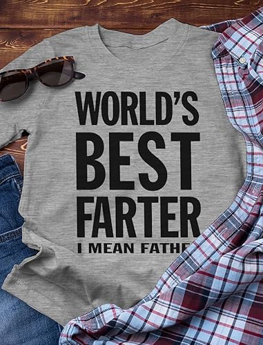 Miniatura 4 de Dad Shirt Gifts for Dads Fathers Day World's Best Farter Funny T Shirts for Men