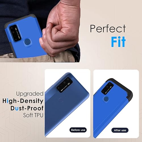 Miniatura 5 de TJS Compatible con AT&T Radiant Max 5G de 6.8 pulgadas, Cricket Dream 5GCricket Innovate 5GAT&T Fusion 5G, con protector de pantalla de vidrio