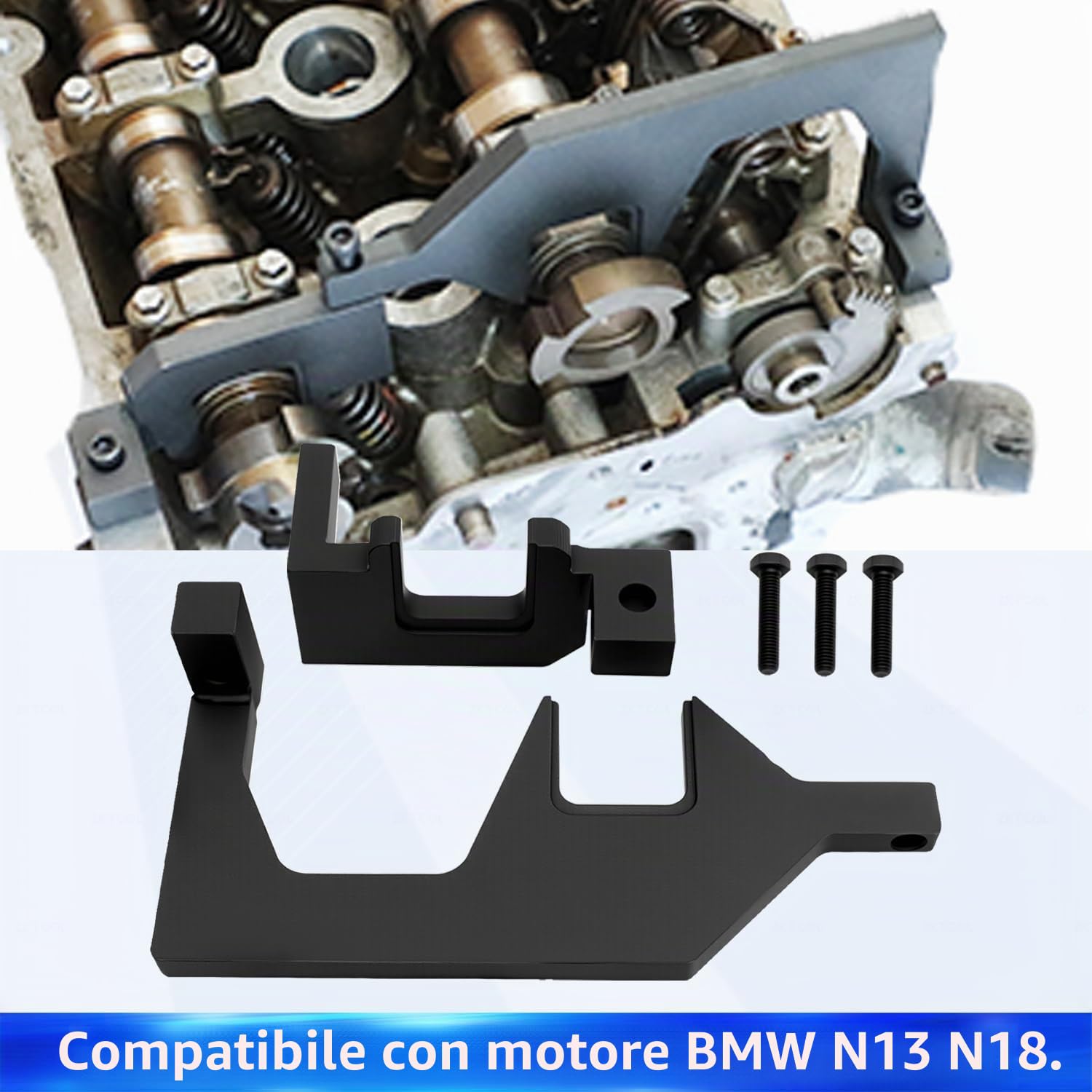 ZKTOOL Strumenti per la Fasatura del Motore, per Motori di Auto da BMW Mini Cooper R55 R56 R57 R60 N12 N13 N14 N16 N18 1.4 1.6, OEM 117440, Attrezzi di Allineamento Albero a Camme e Albero Motore