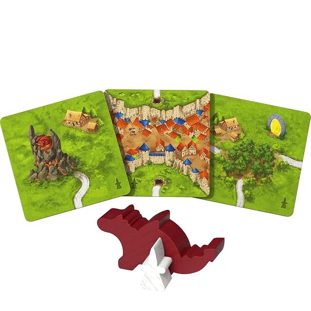 Foto 4 de 4 de Hans im Gluck Extension 3 Refresh Carcassonne Dragon & Fairy Extension Juego de mesa a partir de 7 años 2 a 5…