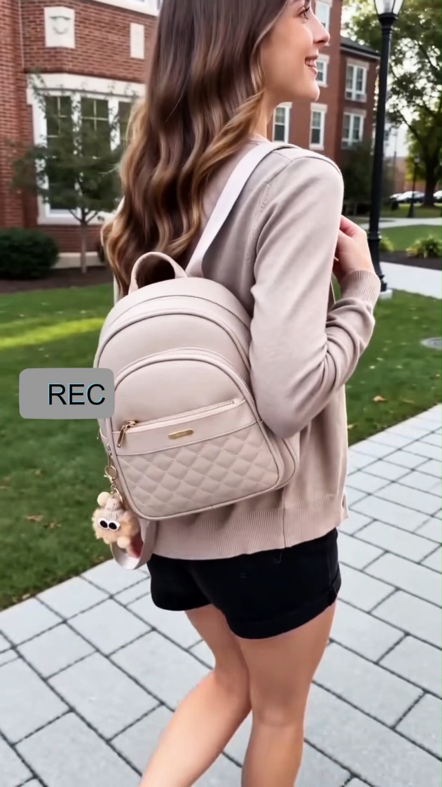 Amazon.com: BAGOK Mini Leather Backpack Purse for Women  display picture 3