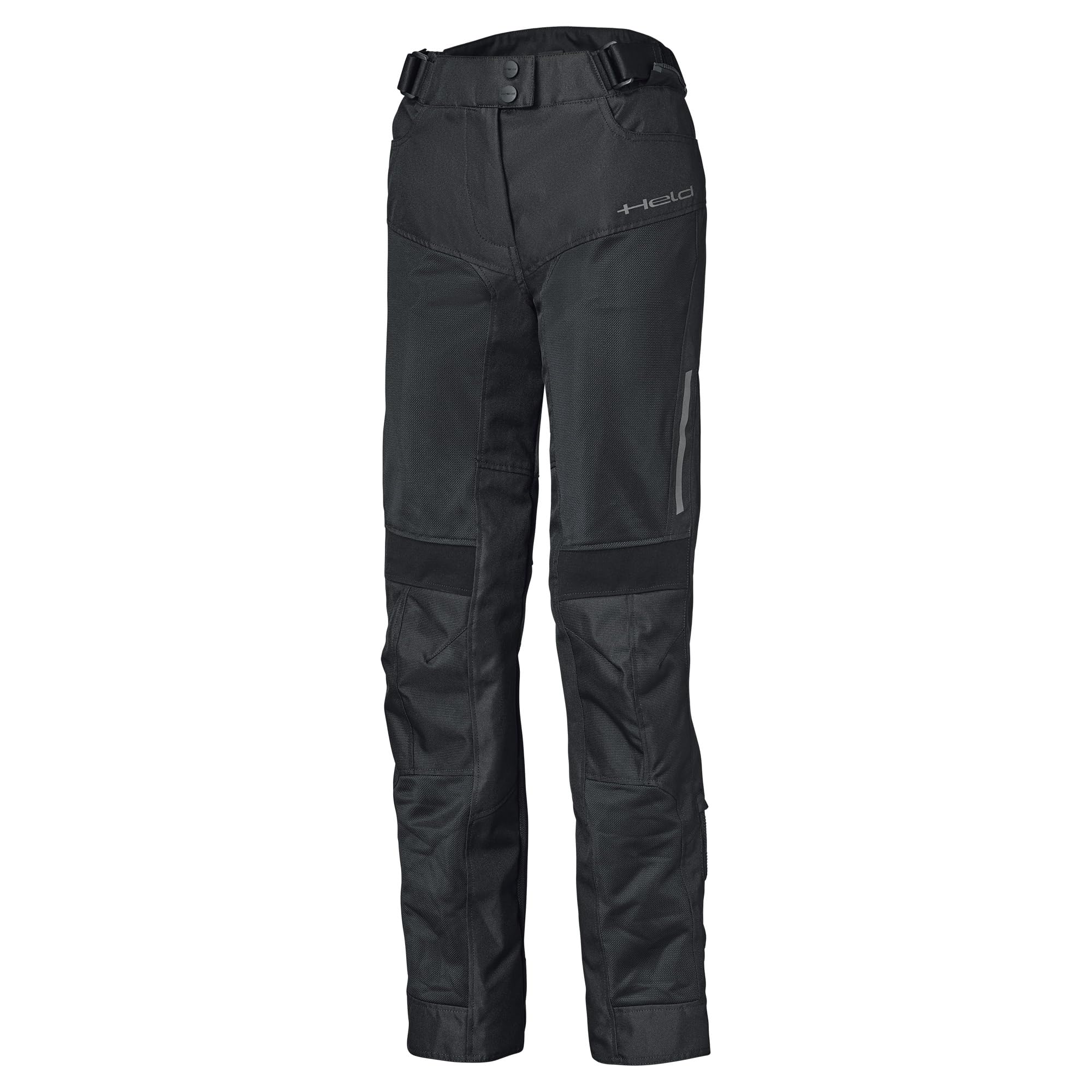 Held Tropic 4 Base Sport Mesh Textil Motorrad Hose - Sommer Motorradhose mit Protektoren D30 Ghost Level 1 - CE Schutzkleidung Klasse A, Schwarz, Größe K-XL