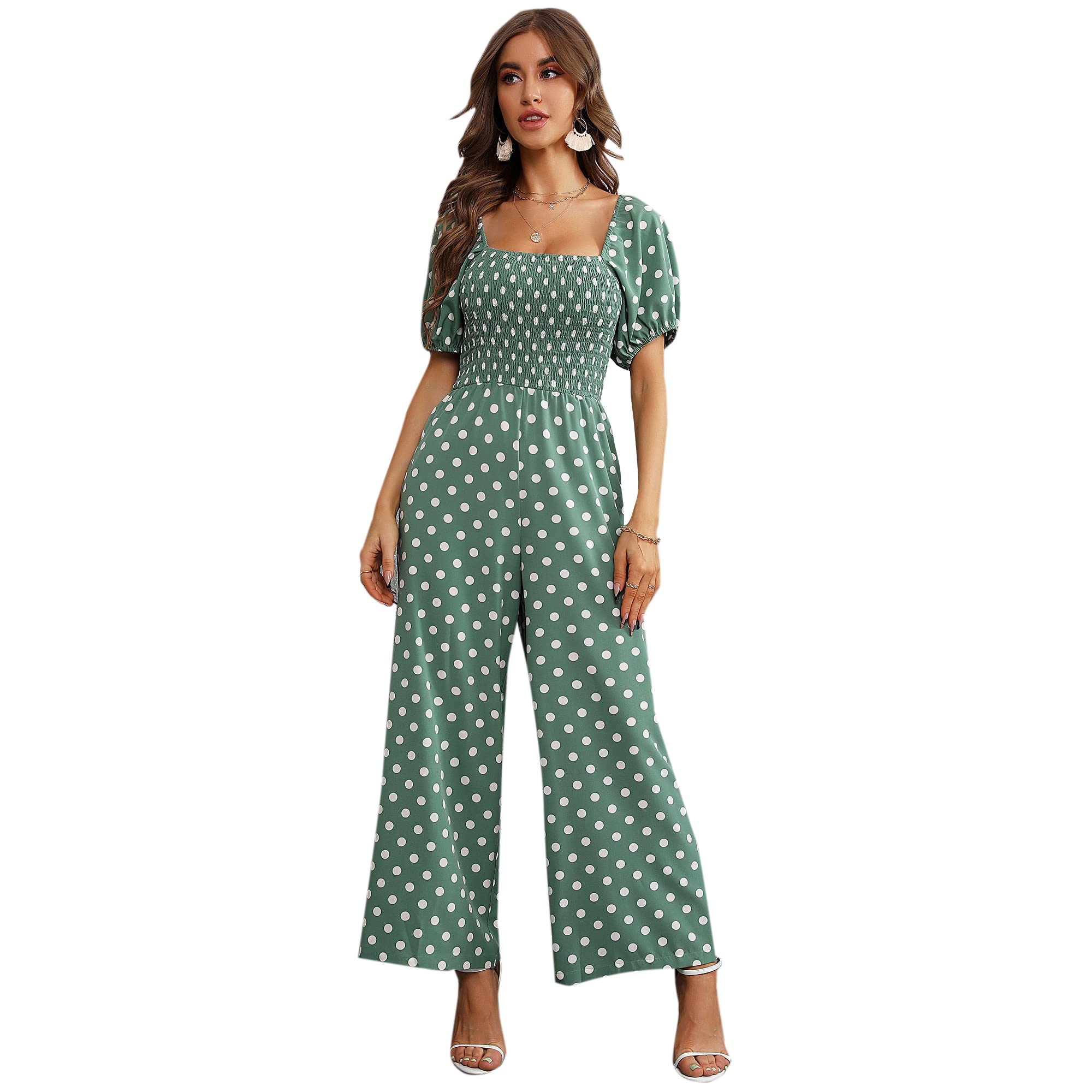 Love Welove Fashion Jumpsuits for Women Fall Dressy Casual Floral Rompers