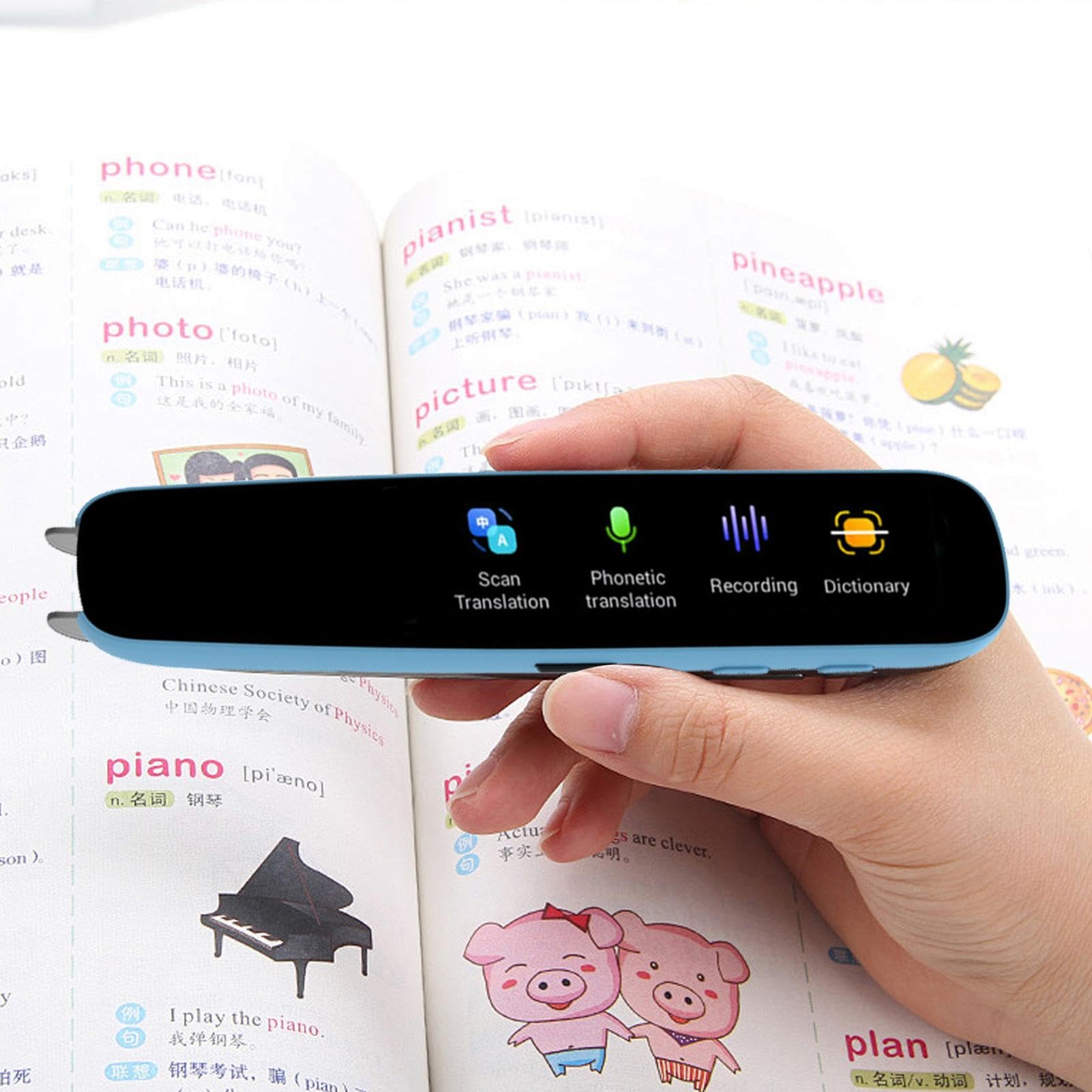 Amazon.co.jp: 112言語 電子翻訳ペン スキャンリーダー - ポータブル 