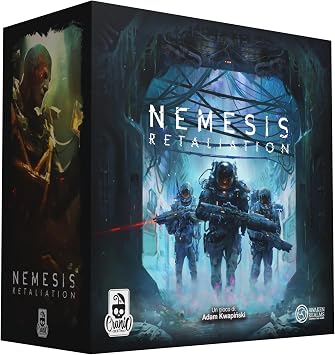 Cranio Creations - Nemesis, Retaliation - Can You Survive in the Alien Nest? - 1-5 Players - 120 Min - Expert Game - Ages 14+ Italian Language Edition