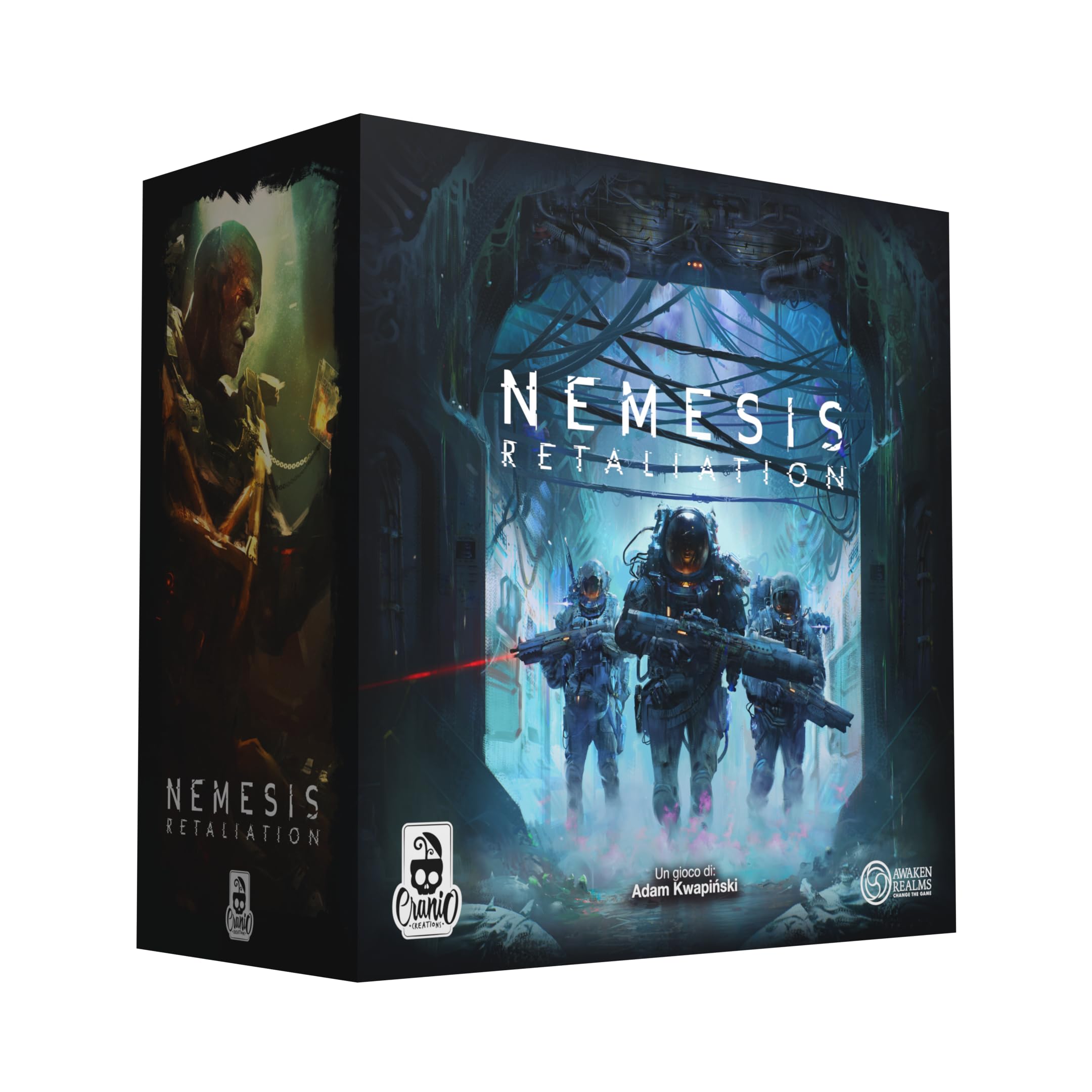 Cranio Creations - Nemesis, Retaliation - Riuscirai a Sopravvivere nel Nido Alieno? - 1-5 Giocatori - 120 Min - Gioco Per Esperti – Età 14+ - Edizione in Lingua Italiana