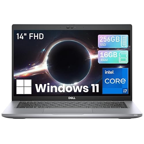 Dell Latitude 5420 14" FHD Business Laptop i7, Intel Core i7-1165G7 up to 4.7GHz, 16GB RAM, 256GB SSD, Thunderbolt4, Backlit Keyboard, Latitude Laptop Windows 11 Pro (Renewed)