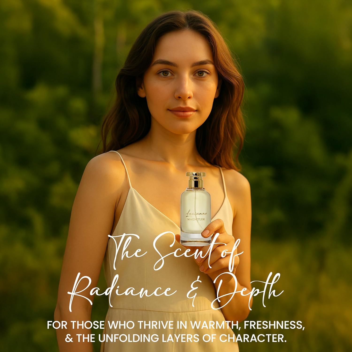 Lucianno Magnitude 100mL Extrait De Parfum - Long Lasting Perfume for Men & Women, Oriental Spicy Scent with Bergamot, Amber, Rosemary & Sage - Ideal for Everyday Wear, Gift for Him & Her