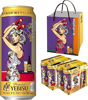荒木飛呂彦描き下ろし限定デザイン缶350ml　72本 Amazon.co.jp: ヱビス エビス 荒木飛呂彦 描き下ろしデザイン缶