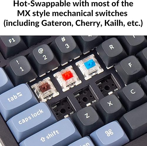 Miniatura 5 de Keychron K6 Pro QMKVIA Teclado mecánico inalámbrico teclado macro programable personalizado con interruptor rojo Keychron K Pro retroiluminación