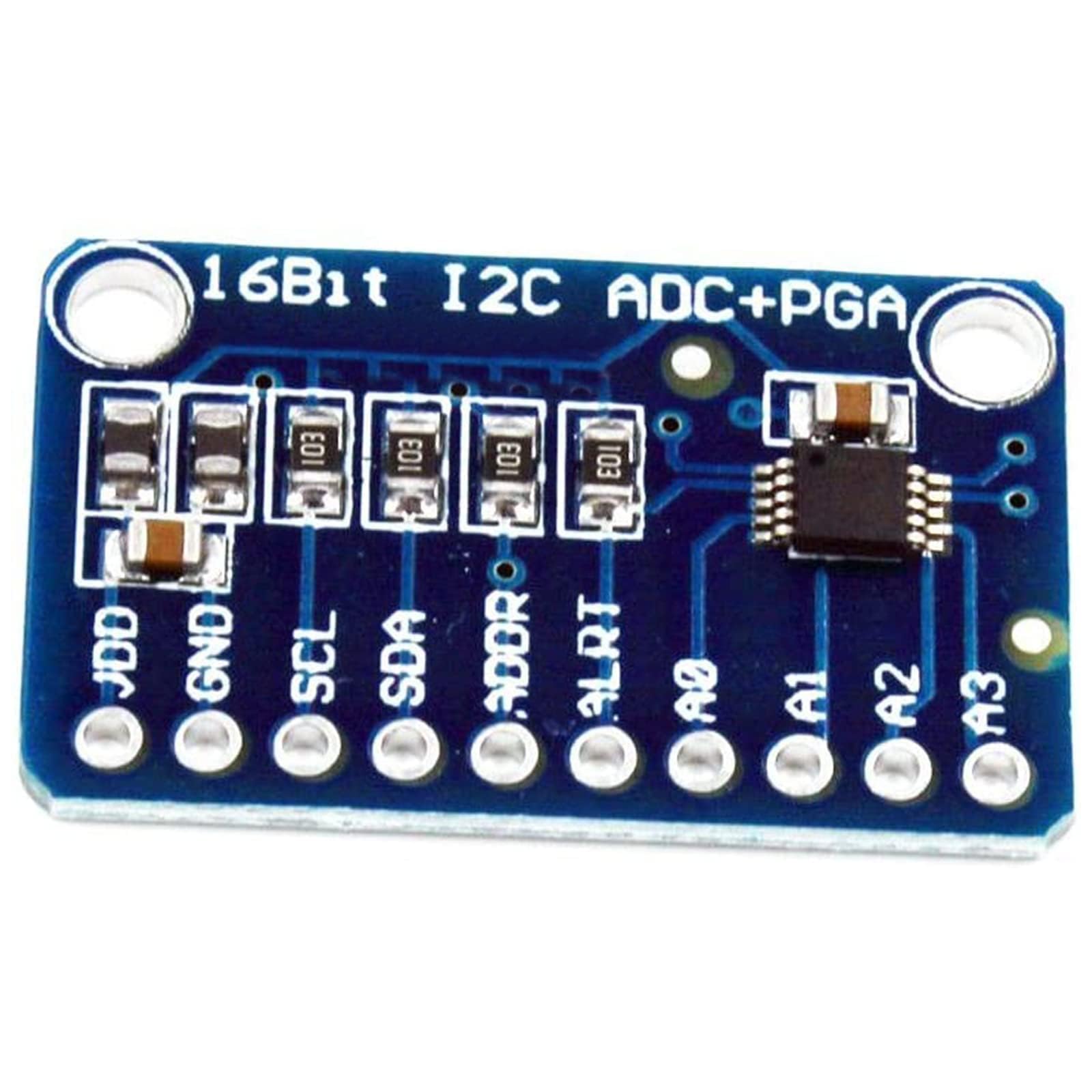 ARCELI 16 bit 16 byte 4 canali I2C IIC Convertitore analogico digitale ADC PGA con amplificatore di amplificazione programmabile Convertitore ADC ad alta precisione compatibile con Arduino Raspberry