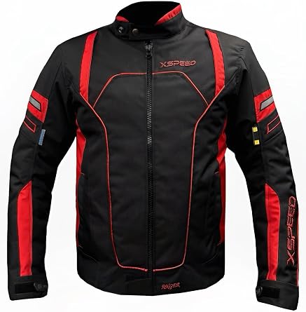 Anger Plus 4 Mevsimlik Korumal  Motosiklet Montu Yeni Sezon Siyah K rm z  K rm z  XXL