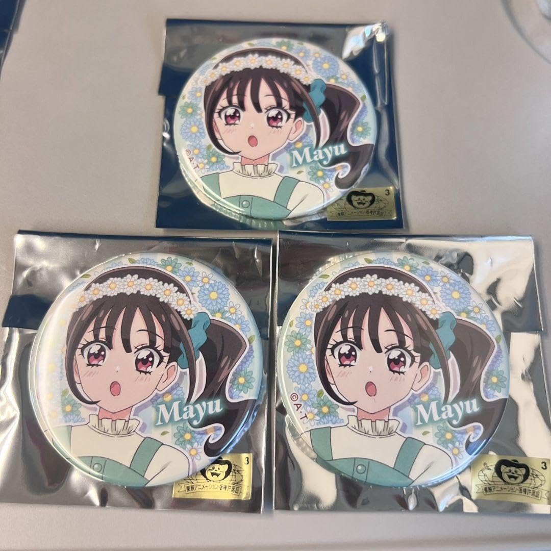 Amazon | Flower Garden Fair 缶バッジ まゆ | バッジ | おもちゃ 