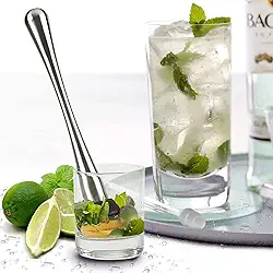 Socador Caipirinha Drink Amassador Macerador Grande 29cm Maior Socador do Mercado