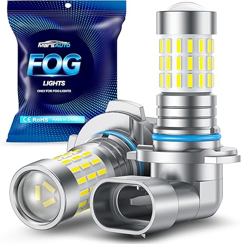 Vista 9 de Marsauto Bombillas antiniebla 9005 HB3 HB3U 9005XS 12 chips CSP, paquete de 2