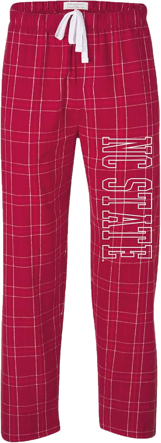boxercraft Men's NCAA School Graphic Harley Flannel Pant
