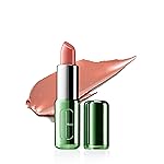 Clinique Pop Longwear Lipstick | Long Lasting, Satin, Matte + Shine, Nude Pop, 1 Count