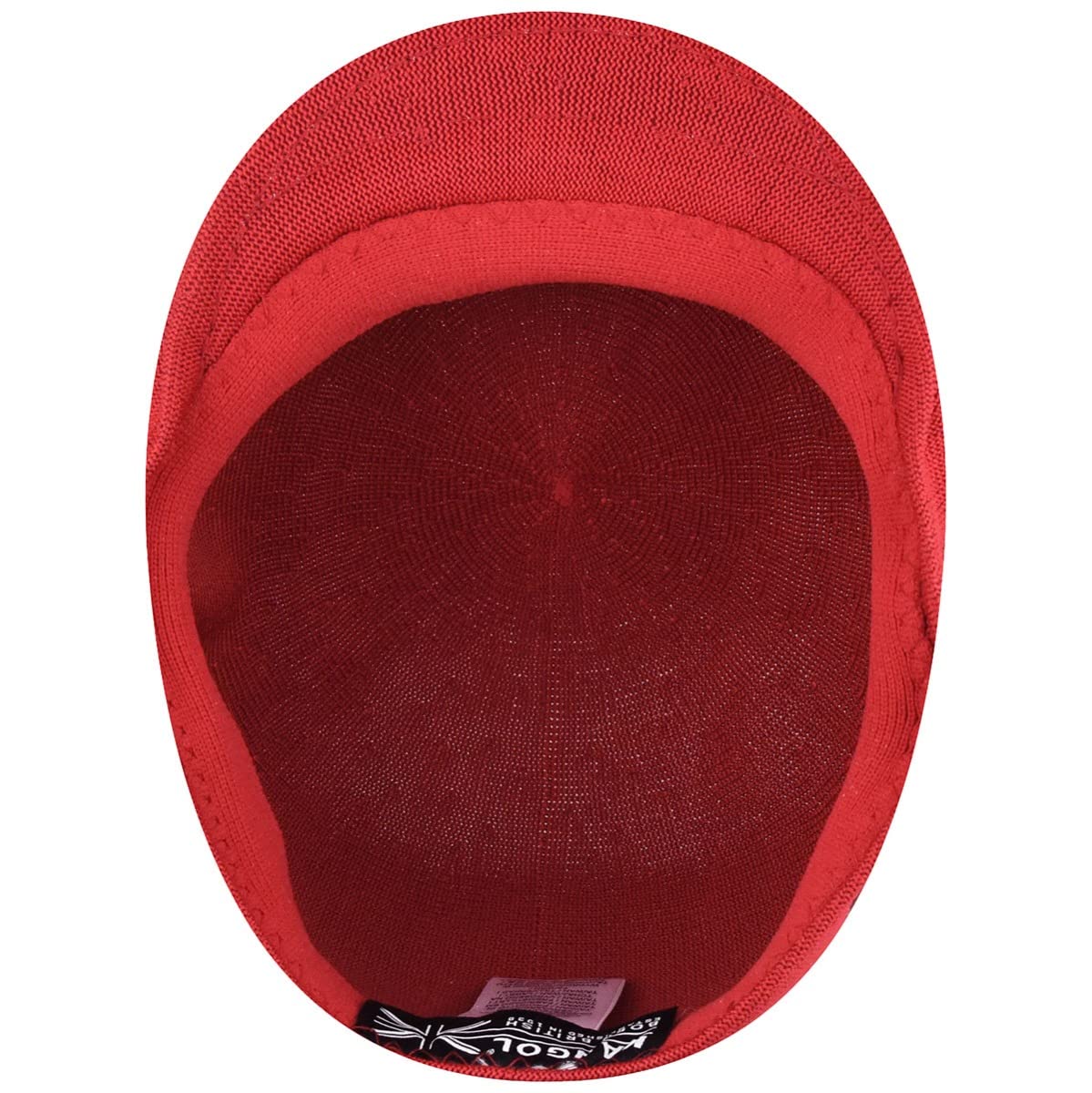 Kangol Seamless Tropic 507 Flatcap Schirmmütze Schiebermütze Damen/Herren - mit Schirm Frühling-Sommer Sommer - S (54-55 cm) rot