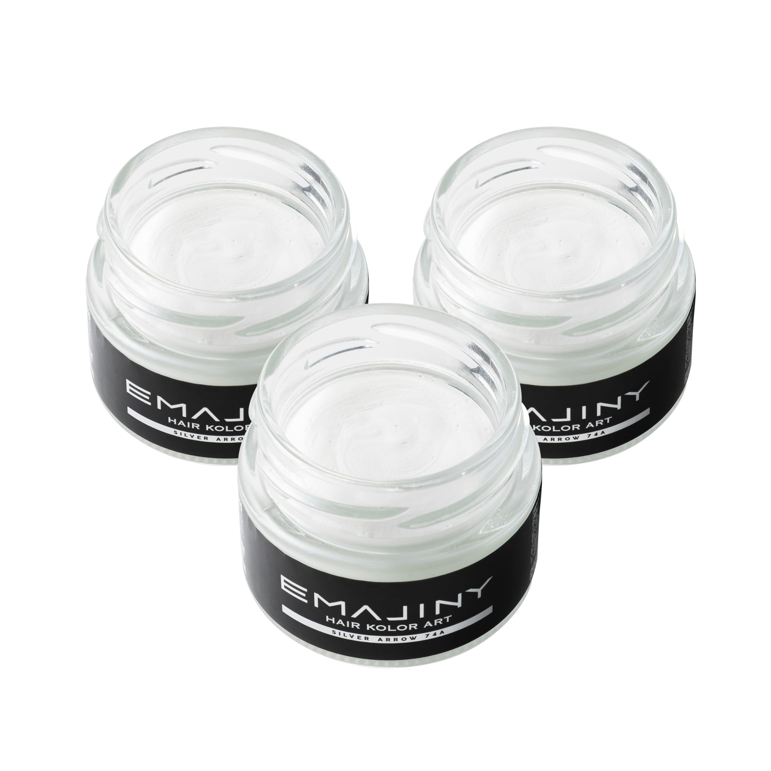 Amazon.co.jp: EMAJINY Silver Arrow Hair Color Wax, Silver, 1.2 oz