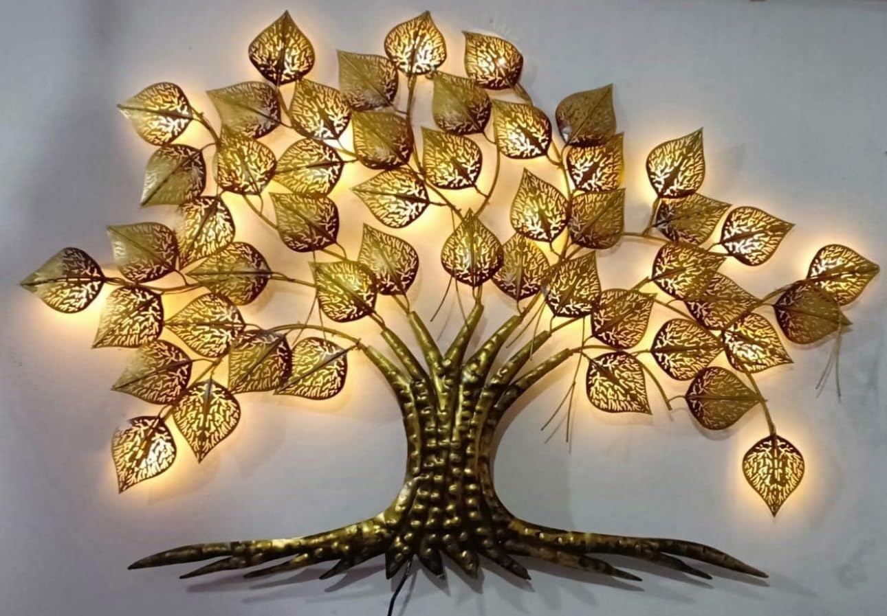 Zora Tree Wall Decor - LED Light & Elegant Design -14
