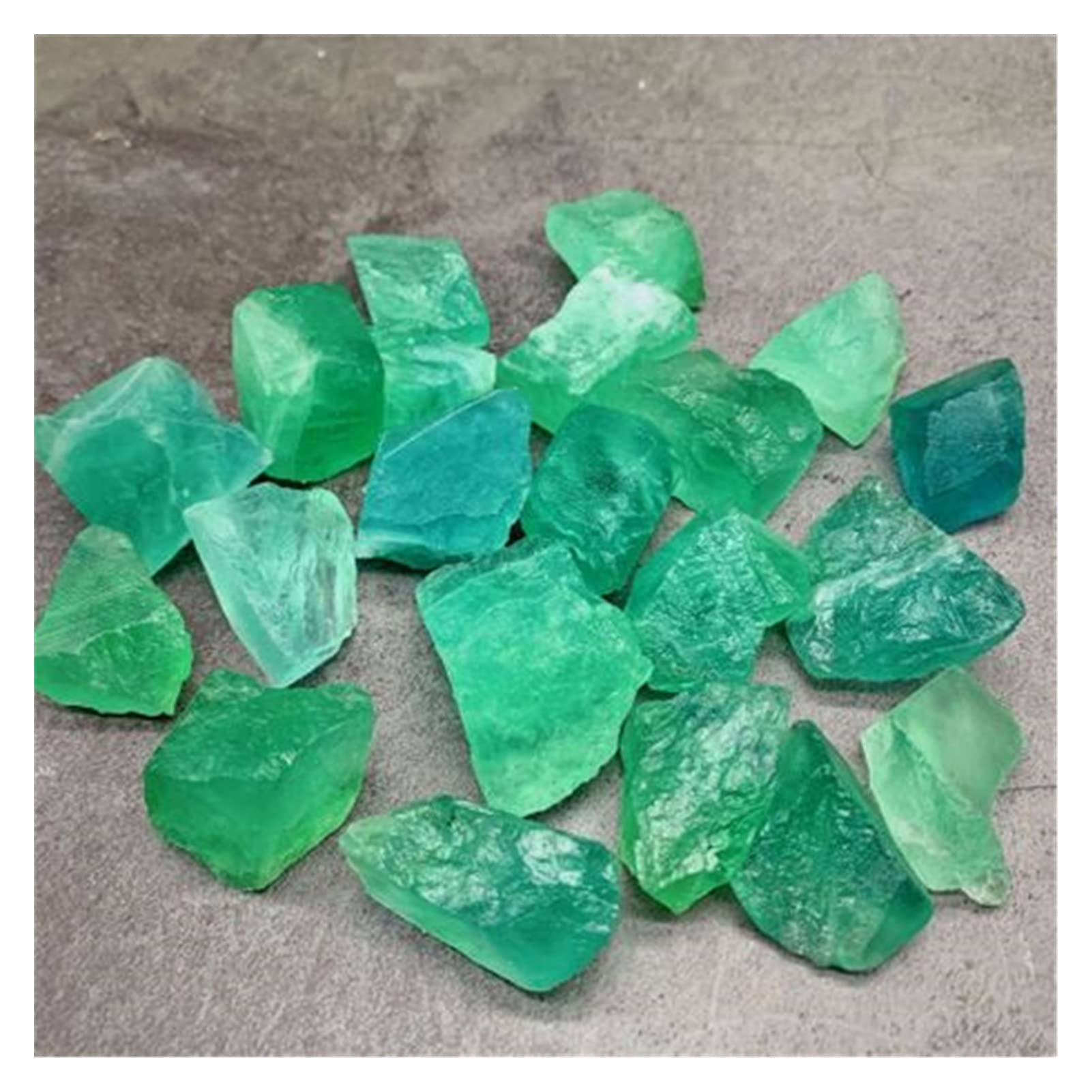 Cristal vert fluorite pierre naturelle spécimen minéraux brut 50g