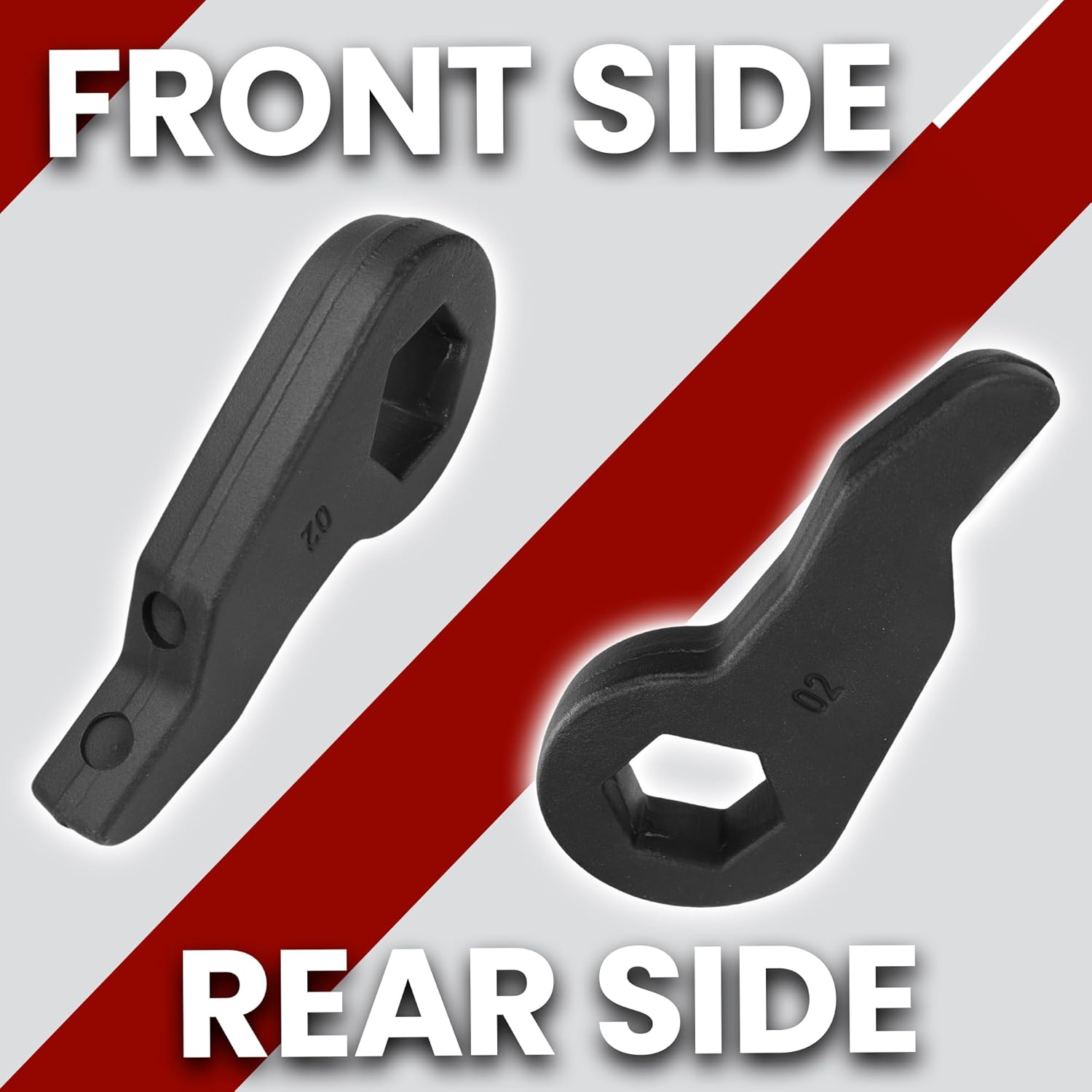 1-3 Inch Leveling Lift Kit Torsion Bar Keys with Shock Extenders Brackets Compatible with Chevrolet Chevy Silverado 1500 GMC Sierra Tahoe Cadillac Escalade 1999 2000 2001 2002 2003 2004 2005 2006 2007