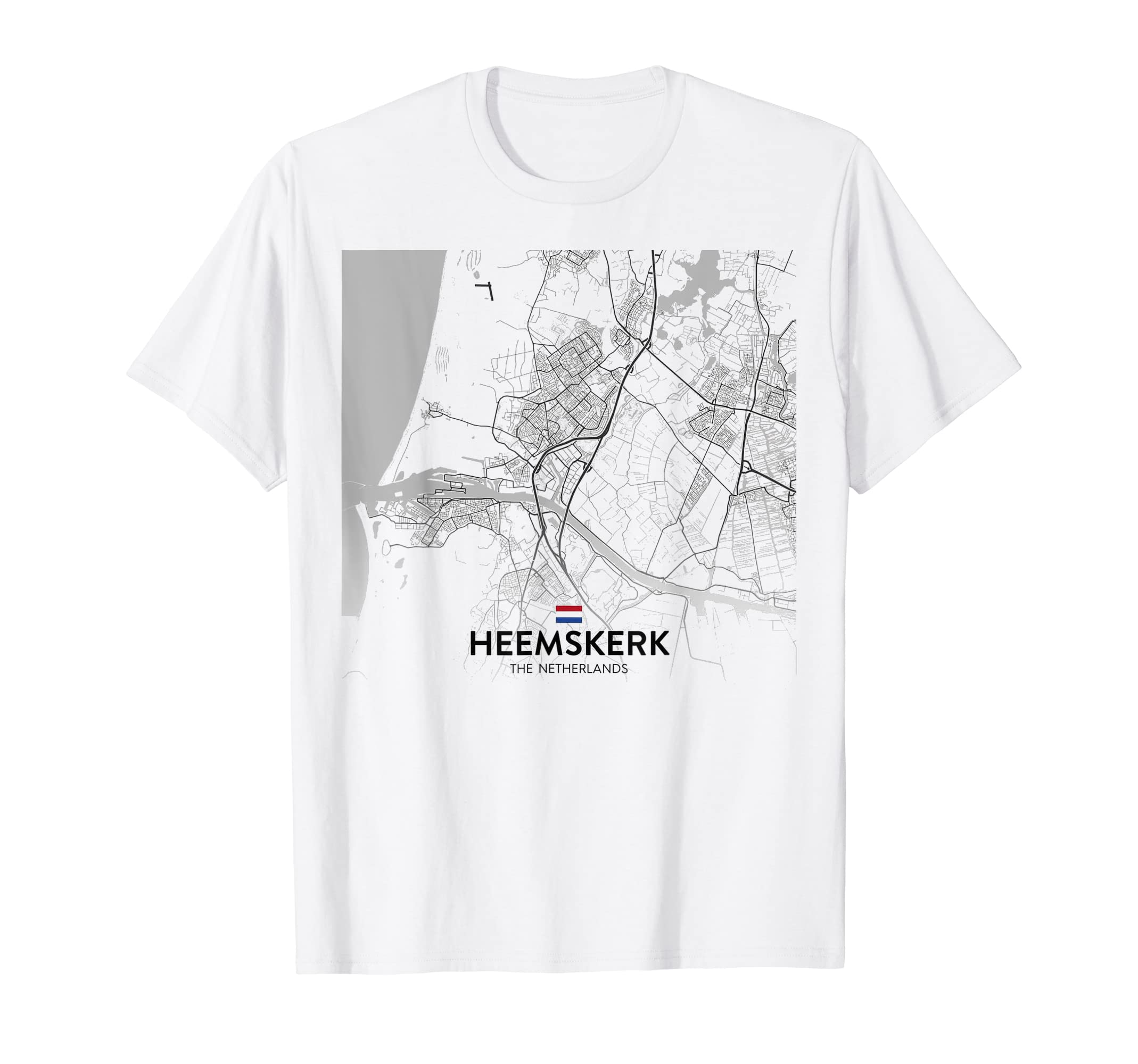 Heemskerk city map hometown T-Shirt