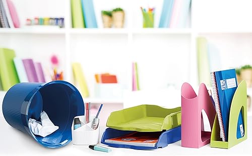 Miniatura 6 de Re-Loop - Bandeja para cartas, 6 piezas, 100% reciclada, bandeja para documentos, soporte para cartas, bandeja de papel, hasta documentos DIN A4C4,