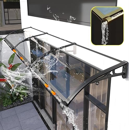 Miniatura 2 de Toldo para ventana, toldos de aluminio con fregadero, toldo de patio al aire libre, toldo de patio al aire libre, hoja hueca de protección contra la