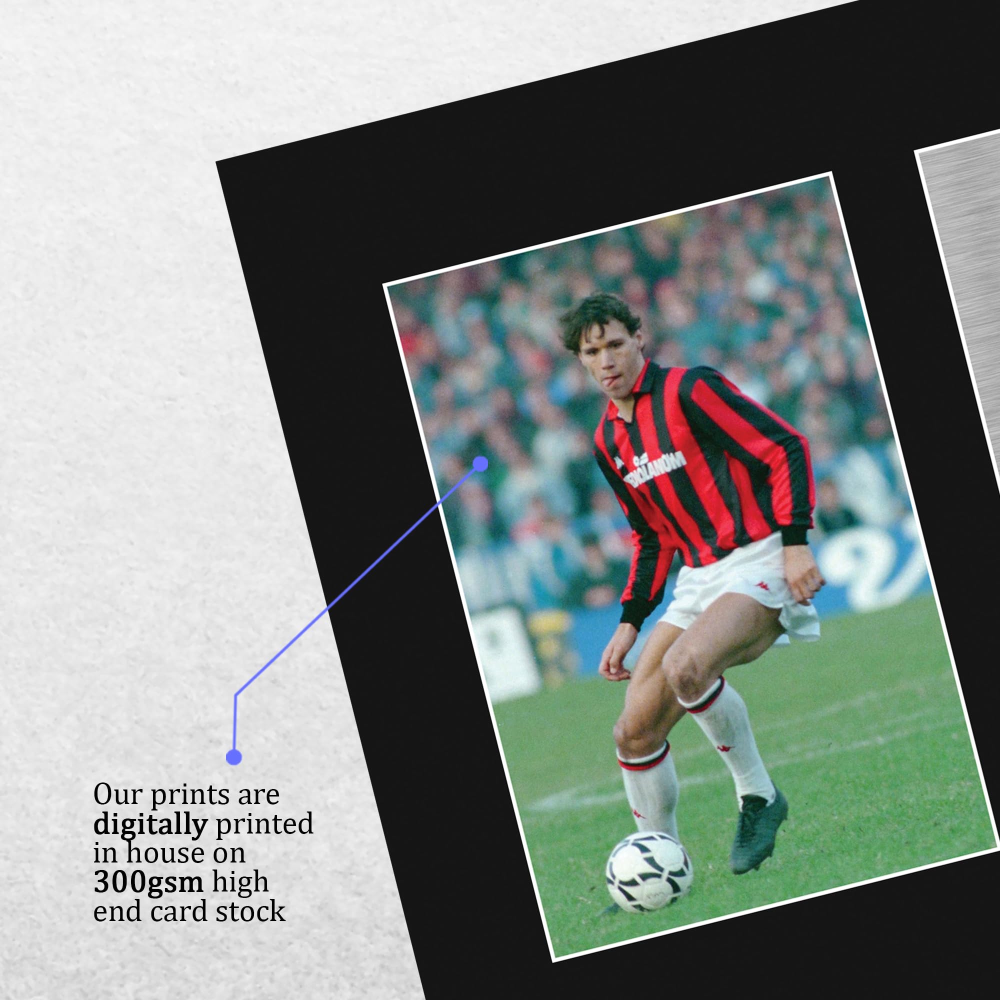 Amazon.com: HWC Trading Marco van Basten A C Milan Gifts Printed