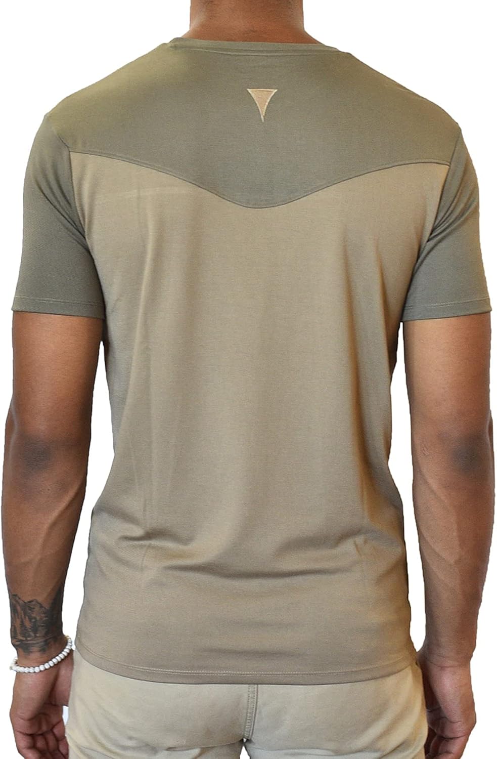 Men's Short Sleeve Soft Luxurious Rayon Blend, Breathable, Quick Dry, Stretch Crew T-Shirt - Image 2