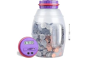 X-Large Piggy Bank for Adults Kids, LCD Digital Coin Counter Money Counting...
