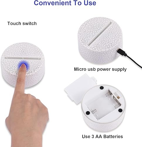 Miniatura 7 de OXYEFEI Lámpara LED personalizada con nombre de juego, letrero de etiqueta personalizable para jugadores. Adecuado para bar, fiesta de Navidad,