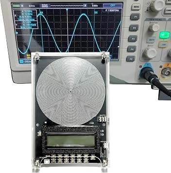 7.83Hz Frequency Generator for Healing, 0.1HZ-100000Hz Adjustable Rifes Machine Frequency Healing Device, Schumann Wave Resonance Generator, USB Powered Sound Frequency Machine (Black)