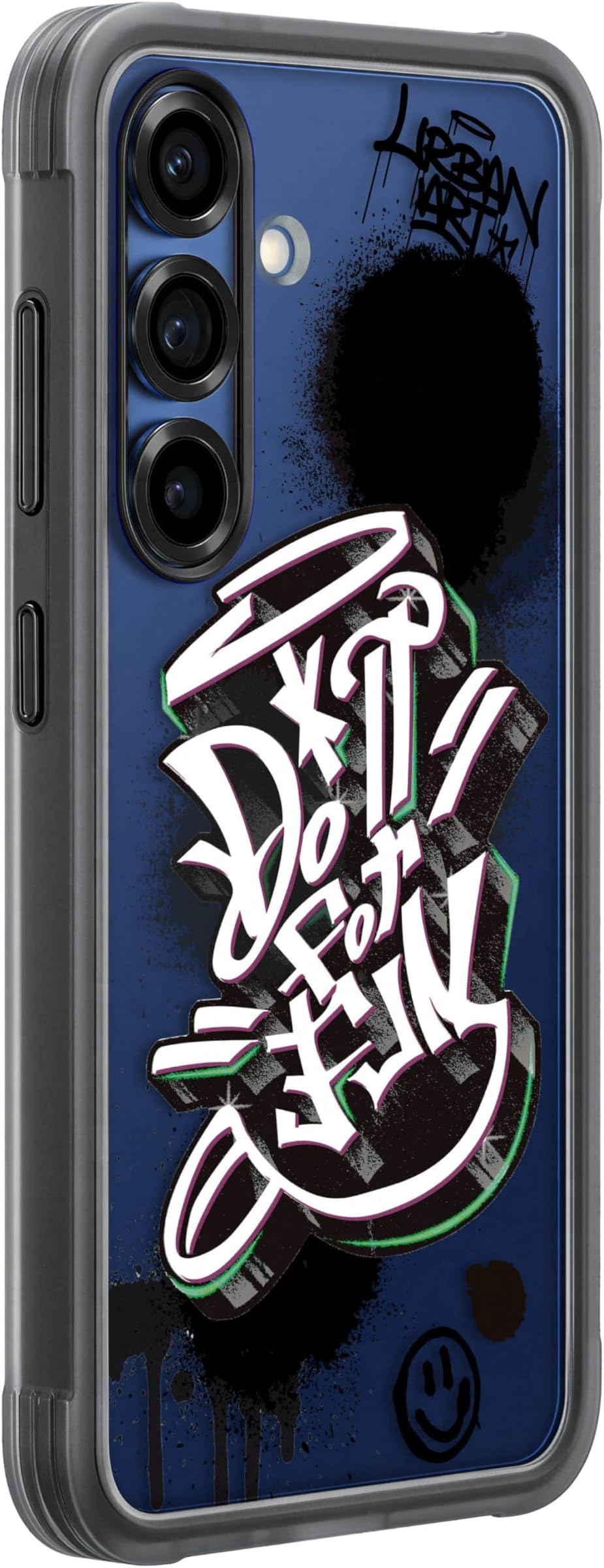 Samsung Galaxy S25 Flipsuit Rugged Phone Case, Protective Cover, Shockproof, Durable Design, Included Interactive Card Syncs with Screen, US Version, EF-JS931CBEGUS, Black