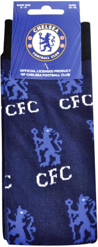 Chelsea FC Football Crest Socks Adults 8-11